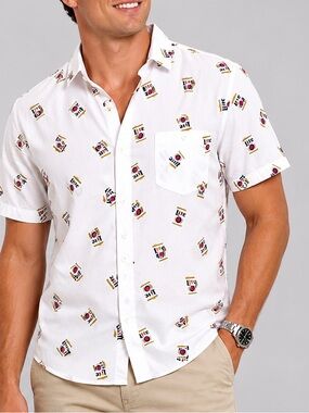 Miller Lite Button Up Shirt